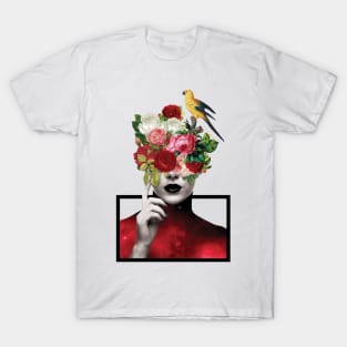 Flower Head Girl T-Shirt